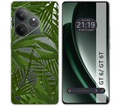 Tumundosmartphone Funda Silicona Transparente para Realme GT 6 / GT 6T 5G diseño Jungla Dibujos