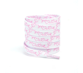 Flat Heart Shoelaces Personalized Valentine's Day Pink Love Shoelace Rope Couples High Canvas Sports Shoes Shoe Laces for AF1