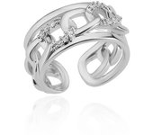 Luxury Wide Wave Rings for Women Gold Color Stainless Steel Ring 2024 Trend Elegant Aesthetic Couple Jewelry Gift anillos mujer