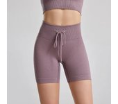 Pantalones de Yoga para Mujer Mallas Deportivas de Realce sin costura, Mallas de Fitness, Mallas de entrenamiento para Gimnasio con Cordón