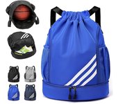 Mochila Deportiva with Cordón, Bolsa Grande de Gimnasio with Para Zapatos compartimento, Nailon impermeable para ir de