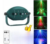 2024 New RGB LED Stage Disco Lights Rotating DJ Ball Strobe Remote Control Sound Magic Dance Car Christmas Gift Party Club Lamps