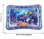 Water Sensory Play Mat Thickened Inflatable Water Mat For Cat And Dog Pet Playmat With Fish Sea Ocean Theme Sensory Toy Water