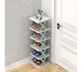 Multi functional plastic multi-layer small shoe cabinet for storing doorstep shoe racks in provincial space