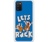 Funda original compatible con Samsung Galaxy A03s - Flintstones Lets Rock