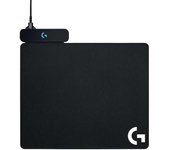 Base Logitech Powerplay para Ratón - Carga Inalámbrica - Compatible con G703/g903 - Incluye 2 Alfombrillas Rígida y Flexible - Iluminación