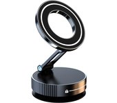 Car Magnetic Vacuum Phone Holder 360° Swivel Wireless Charging Bracket Dashboard Support GPS in Car For iPhone 15 14 13 Huawei