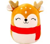 Peluche de reno navideño de 8 pulgadas, almohada de peluche de reno navideño, muñeco de peluche de algodón suave