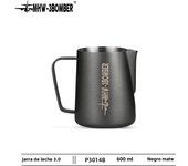 MHW-3BOMBER Milk Frothing Pitcher Stainless Steel Espresso Steaming Pitchers with Thermometer Durable Coffee Machine Accessories