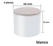 4PCS Round Carbon Steel Furniture Heightening Foot Pad Wear resistant skid Table Bed Coffee Table Sofa Leg Risers Floor Protecto