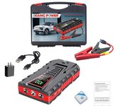 Arrancador de batería portátil para coche, dispositivo de arranque automático de gasolina y diésel, batería de emergencia de 99800mAh, pico de 5000A, cargador de Banco de energía de 12V
