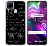 Tumundosmartphone Funda Gel TPU Personalizada Realme 7i/narzo 30A Diseño Formulas Dibujos