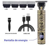 T9 Vintage Hair Trimmer USB Fast Charging Hair Cutting Machine Electric Hair Clipper Portable Shaver Barber Professional Barber