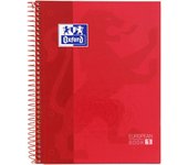 OXFORD Libreta Cuadriculado de Oxford, Cuadernos A4, con Hojas Cuadrícula 5x5, Tapa Extradura, Papel de 90g de Gramaje, 80 Hojas Microperforadas, Libretas con Puntos de Corte en Folio, Colores Intensos, Pastel, Llamativo, Fluorescente, Normal.