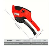 AIRAJ Pex Cutter 42mm Pex Pipe Cutte PEX Tube Cutter 8Inch Sk5 PEX Pipe Cutting Tools for PEX PVC PPR Plastic Cutting Hand Tools