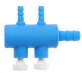 Aquarium Air Control Valve Blue Plastic 2-6 Way Fish Tank Diverter Tank Air Pump Practical Accessories