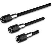 piezas de varilla de extensión magnética, broca de destornillador para taladro eléctrico, broca hexagonal de 1/4, soporte de broca de destornillador de barra de liberación rápida, 60/100/150 mm