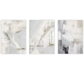 Set de 3 cuadros calidad premium con marco de madera - 30x40 cm o 50x70 cm - POSTER LAB