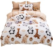 Bedding Juego de sábanas de Microfibra de 4 Piezas (Azul Marino, Queen)