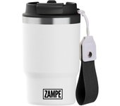 Vaso Termo Café para Llevar 470 ml -Taza Térmica Acero Inoxidable - Termo Café Pequeño para Llevar - Vaso Térmico Reutilizable Antigoteo Sin BPA- Travel Mug - Caneca Termico BLANCO