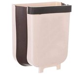 Cubos de Basura Plegable, Cestos de basura plegable, Papelera cocina portátil Colgante Basurero Plegable Basura Extraible para la Cocina, Dormitorio y Coche, 9L