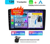 7 9 10 inch GPS wireless CarPlay Android Auto 2 din Multimedia Player Android13 FM Radio Stereo Receiver Player For Rear Camera
