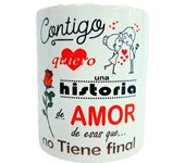 TAZA de San Valentin 330ML,te amo te quiero,Regalo Día de San Valentín,Decoracion Día de San Valentín,cm,fespu