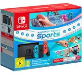 Azul neon/rojo neon (blue/red) insignia + switch sports + 12 meses nso