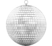 Glass Mirror Balls Reflective Glass Rotating Mirror Ball Hanging Mirror Disco Ball 8 Inches Glitter Glass Mirror Disco Ball