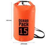 2-15L Waterproof Dry Bag Beach Swimming Bag Foldable Motorcycle Storage Pack Kayaking Rafting River Trekking Floating Water Sack