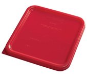 Cubo de Basura Rubbermaid Tapa Cuadrada Pequeña Roja - Compacto y Fácil de Usar