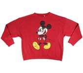 Sudadera larga Mickey Mouse 63077 rojo Mujer