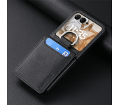 For Motorola Razr 50 Ultra Mooto Razr40 Phone Case w/ Finger Ring Card Slot Holder Bag Purse Wallet PU Leather Protective Cover