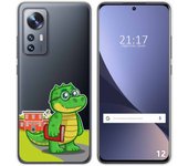 Funda Silicona Transparente para Xiaomi 12 / 12X 5G diseño Coco Dibujos