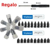 Vacuum Tyre Repair Nail Tire Puncture 10/30pcs Screws Motorcycle Fitting Set Tubeless Wheel Repair Punctures Kit Patches for Car