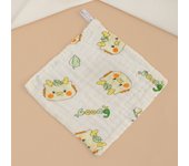 Toalla cuadrada de seersucker de algodón puro de alta densidad, seis capas, lavada, pañuelo pequeño, toalla absorbente, babero estampado para bebés y niños
