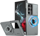 Slide Camera Protection Magnetic Ring Holder For Magsafe Case for Samsung S23 Ultra S22 Plus S21 S20 FE A54 5G Shockproof Cover