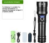 Super XHP360 Powerful Led Flashlight XHP120 High Power Torch Light Rechargeable Tactical Flashlight 18650 50000LM Camping Lamp