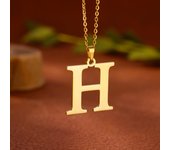 Stainless Steel A-Z Alphabet Necklace For Women Gold Color Punk 26 Letter Pendant Choker Necklace Party Aesthetic Jewelry 2024