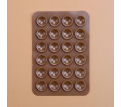 JCD 5pcs Double Side Silicone Suction Pad For Mobile Phone Fixture Suction Cup Backed Adhesive Rubber Sucker Pad For Fixed Pad