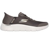 Skechers 216324 Zapatillas deportivas Slip-ins: GO WALK Flex - Hands Up para hombre en marrón de piel vegana