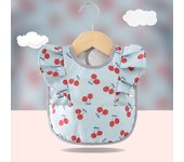 Babero De Bebe Impermeable Con Ángeles Babero De Comida Para Niños Y Niños Antisaliva Y Anti Suciencia Ropa De Niño Material De Poliester