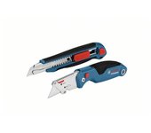 Bosch Professional Set Navaja Y Cúter, Azul, Set de cuchillos, 2 piezas