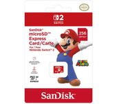 Tarjeta Micro SDXC - Nintendo SanDisk MicroSD Express, 256 GB