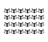 Plastic Electronic Fence Wire Tensioner Livestock Electric Fence Wire Portable Tape Tighteners for Farm Accessories 24Pc