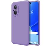 Funda Silicona Líquida Ultra Suave para Huawei Nova 9 SE color Morada