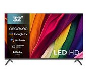 Cecotec 985 A4 series ALH40032S Televisión LED de 32" con resolución HD sistema operativo Google TV Dolby Audio HDR10 16 GB de ROM..