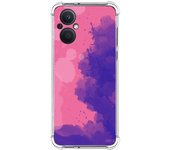 Funda Silicona Antigolpes para Oppo Reno 8 Lite 5G diseño Acuarela 07 Dibujos