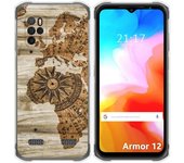 Funda Silicona para Ulefone Armor 12 5G diseño Madera 07 Dibujos