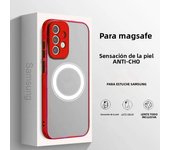 For Magsafe Shockproof Case For Samsung Galaxy S23 S25 Ultra S22 S21 Plus S20 S21 FE S24 Phone Protective Magnetic Cases Cover